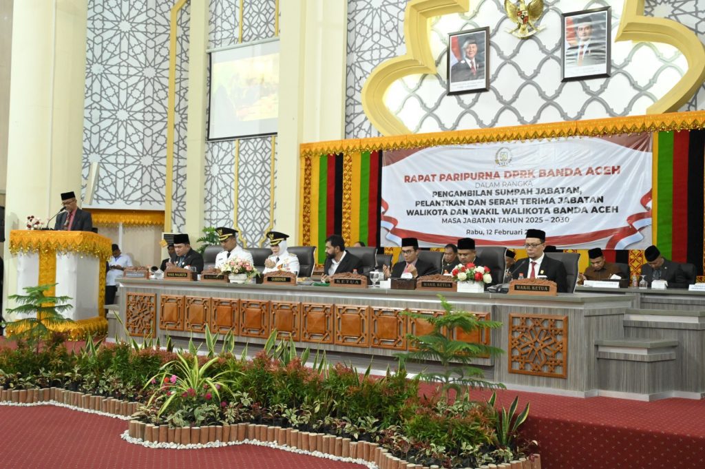 Pelantikan Walikota dan Wakil Walikota Banda Aceh